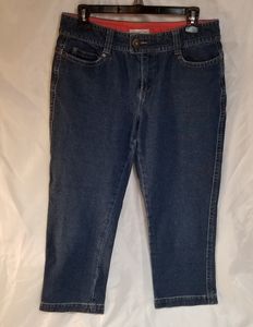 COLDWATER CREEK Denim Blue Jeans  Capri 10 Pants Womens